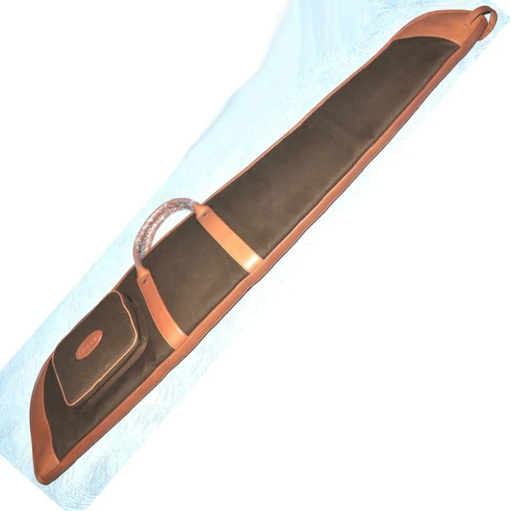 Lærred læder rifle taske