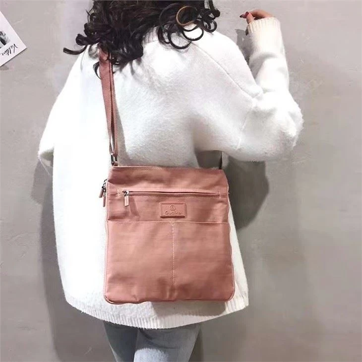 2020 Ny Nylon Macaron Color Shoulder Taske til kvinder